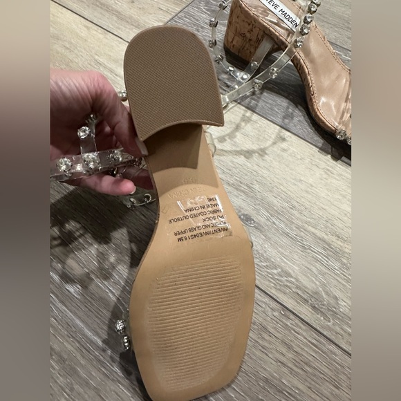Steve Madden clear sandals NWOT - Picture 8 of 9